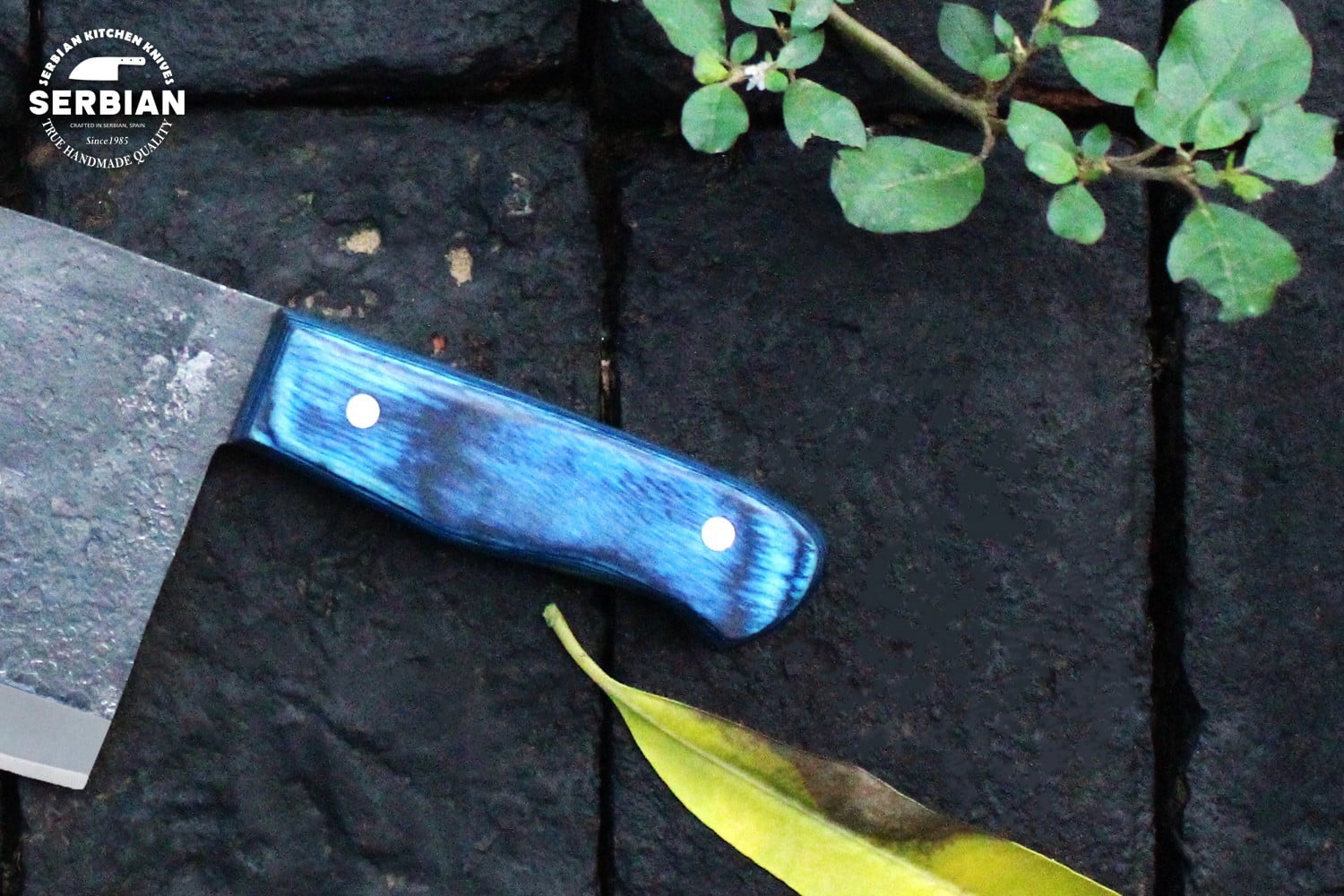 Best Serbian chef knife | Almazan Serbian knife | Damascus Serbian knife.