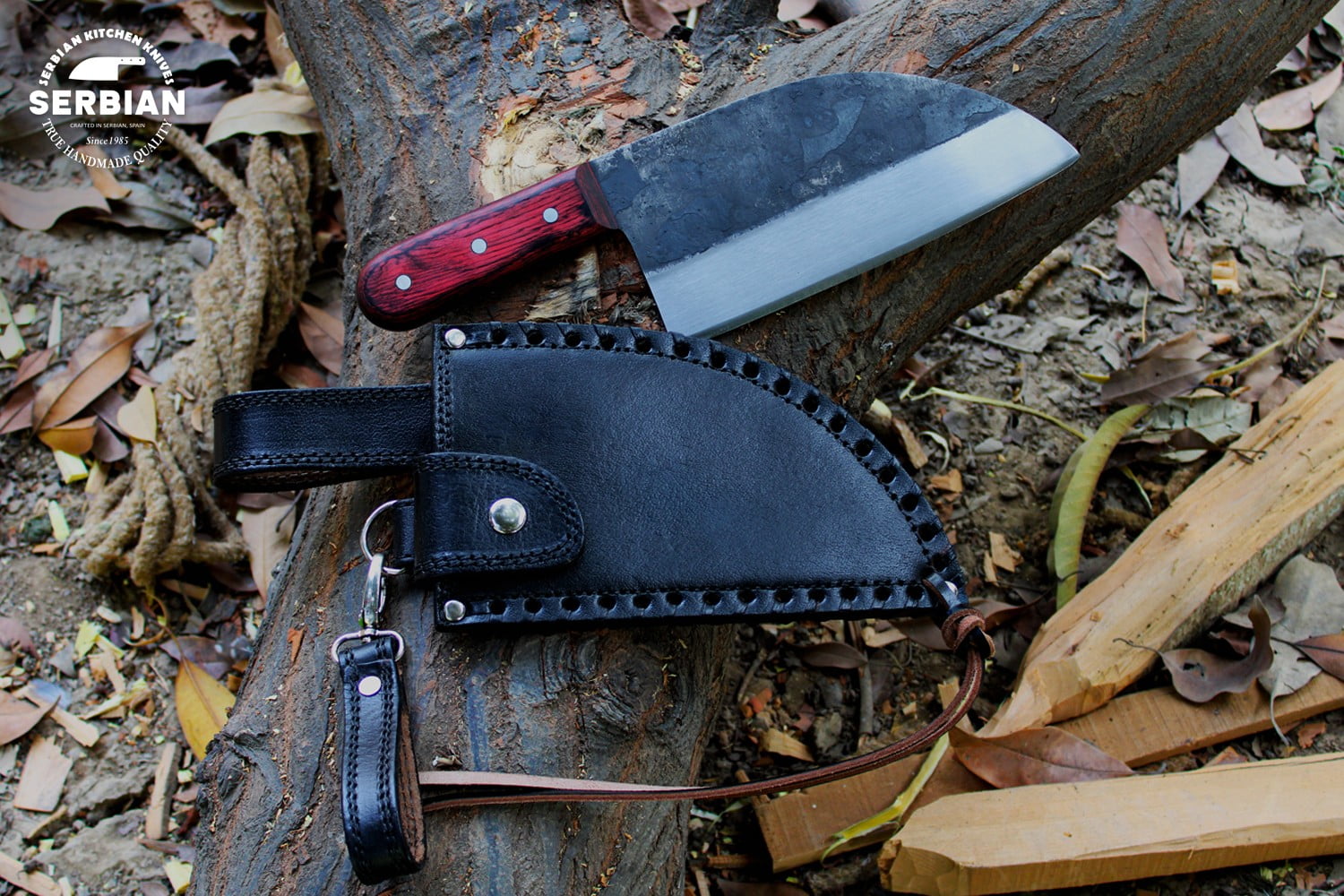 Carbon Steel Bushcraft Knife