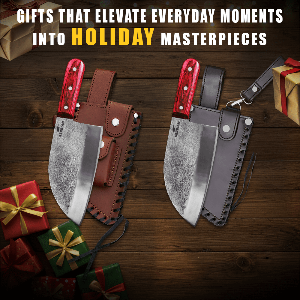 Elevate Your Skills: Exclusive Knife Set for Adventurers and Chefs!