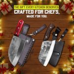 Master Every Meal: Handcrafted Chef and Cleaver Knife Set