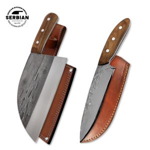 Culinary Craftsmanship: Hand-Forged Serbian & Chef Knife Set