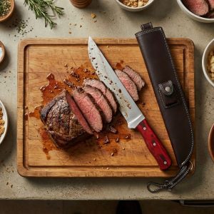 The Brisket Butler - Custom Handmade Kitchen Knife by Serbian Knives®