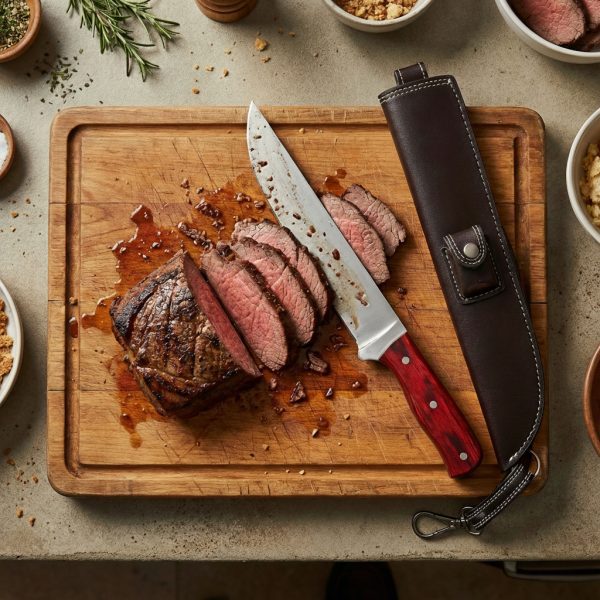 The Brisket Butler - Custom Handmade Kitchen Knife by Serbian Knives®