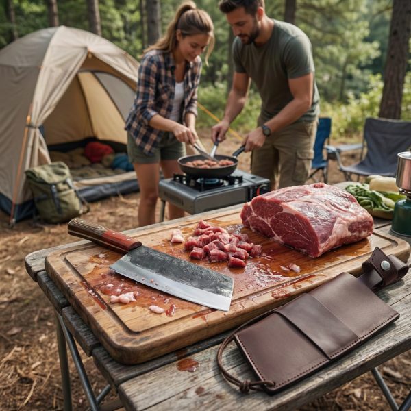 Creekside Serbian Cleaver – Heavy-Duty Carbon Steel Knife