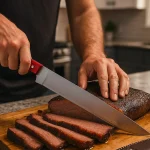 The Brisket Butler - Custom Handmade Kitchen Knife by Serbian Knives®