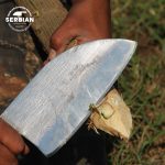 The Bushcraft Original – Hand-Forged Outdoor Survival Knife with Sheath