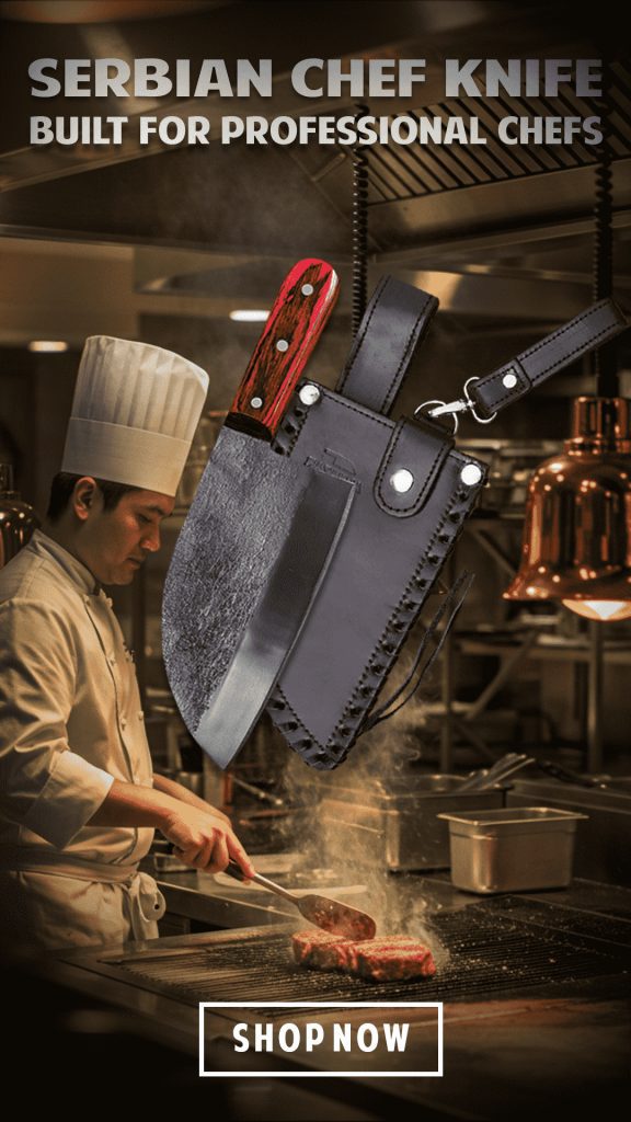 top rated hand forged Serbian chef knife for professional chefs top rated hand forged Serbian chef knife for professional chefs