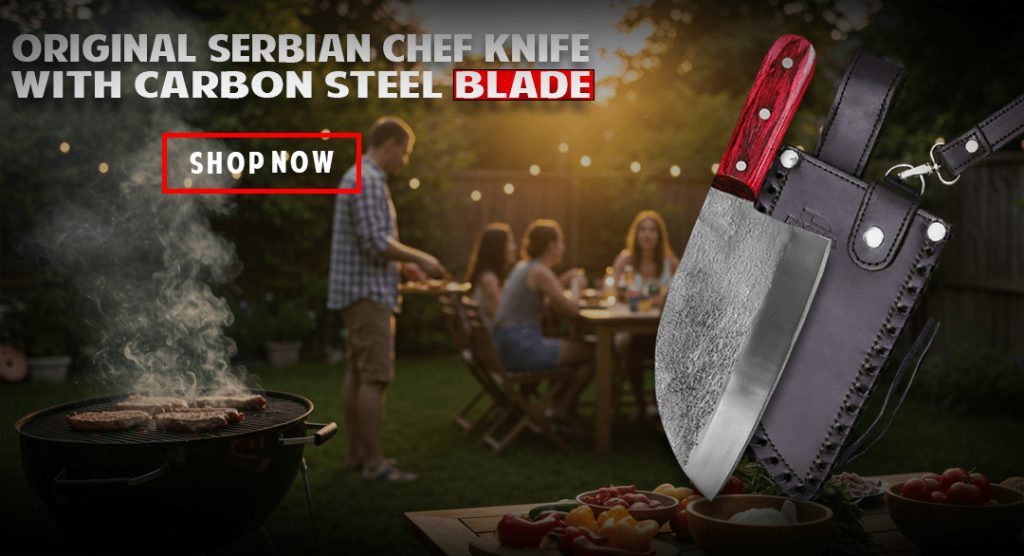 Original Serbian Chef Knife with Carbon Steel Blade – A Must-Have for Serious Cooks Original Serbian Chef Knife with Carbon Steel Blade – A Must-Have for Serious Cooks
