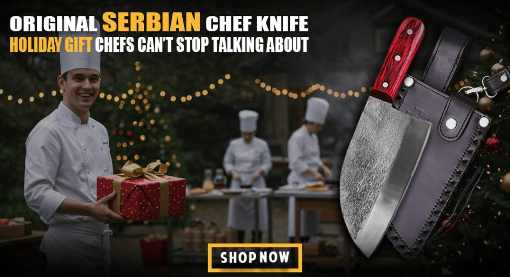 Original Serbian Chef Knife Holiday Gift Chefs Can’t Stop Talking About