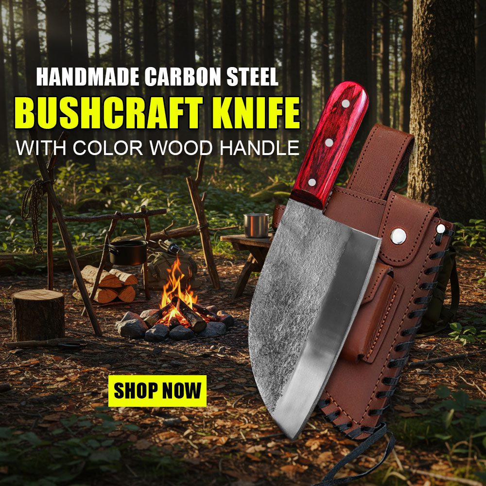 Carbon Steel Bushcraft Knife