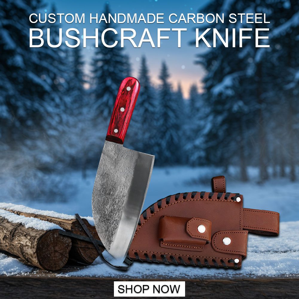 Carbon Steel Bushcraft Knife