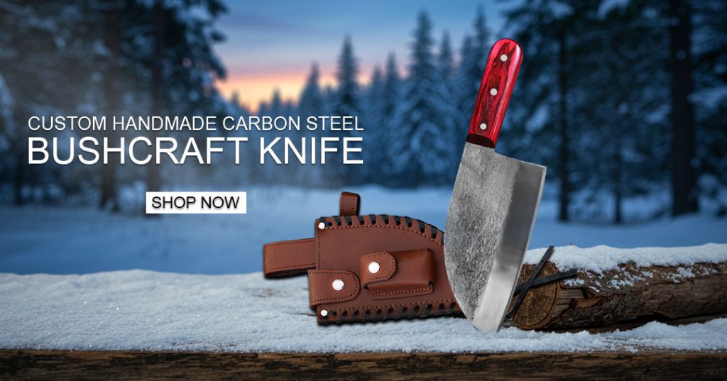 Carbon Steel Bushcraft Knife