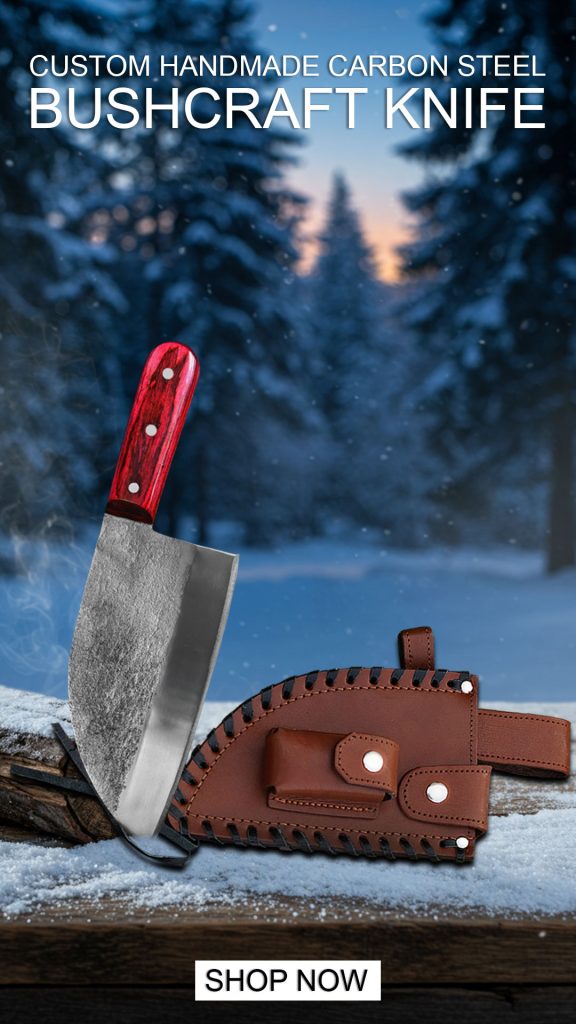 Carbon Steel Bushcraft Knife