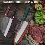 The Culinary Duo – Hand Forged Cleaver & Chef Knife Set