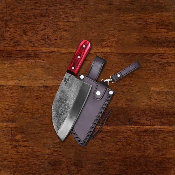 Original Serbian Chef Knife with Cutting Board 2 pcs Set