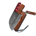 Holiday Bushcraft Knife Set 2 Piece with Leather Sheaths