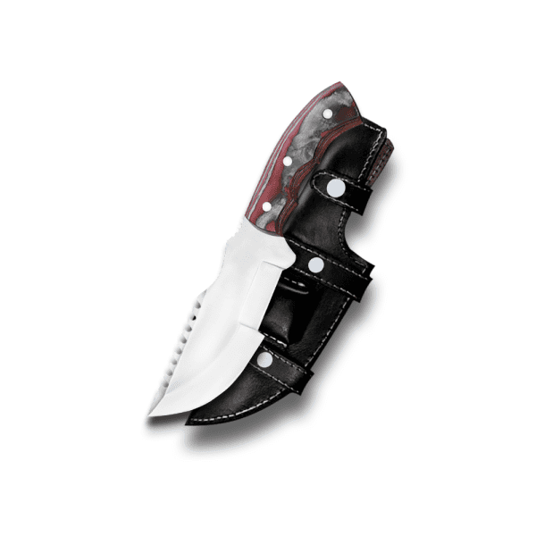 Holiday Bushcraft Knife Set 2 Piece with Leather Sheaths