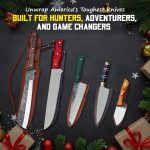 Wilderness Series 5-Pcs Knife Set Assortment for Holidays