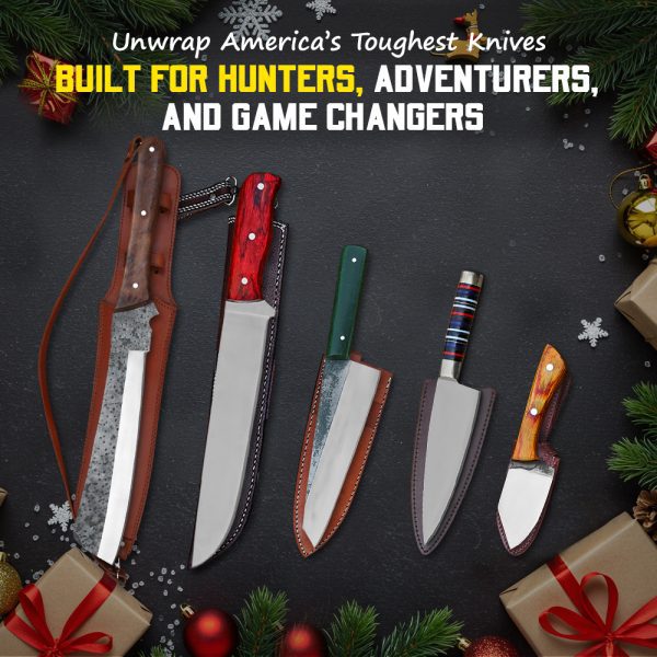 Wilderness Series 5-Pcs Knife Set Assortment for Holidays