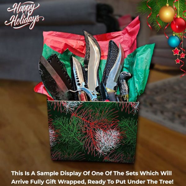 Wilderness Series 5-Pcs Knife Set Assortment for Holidays