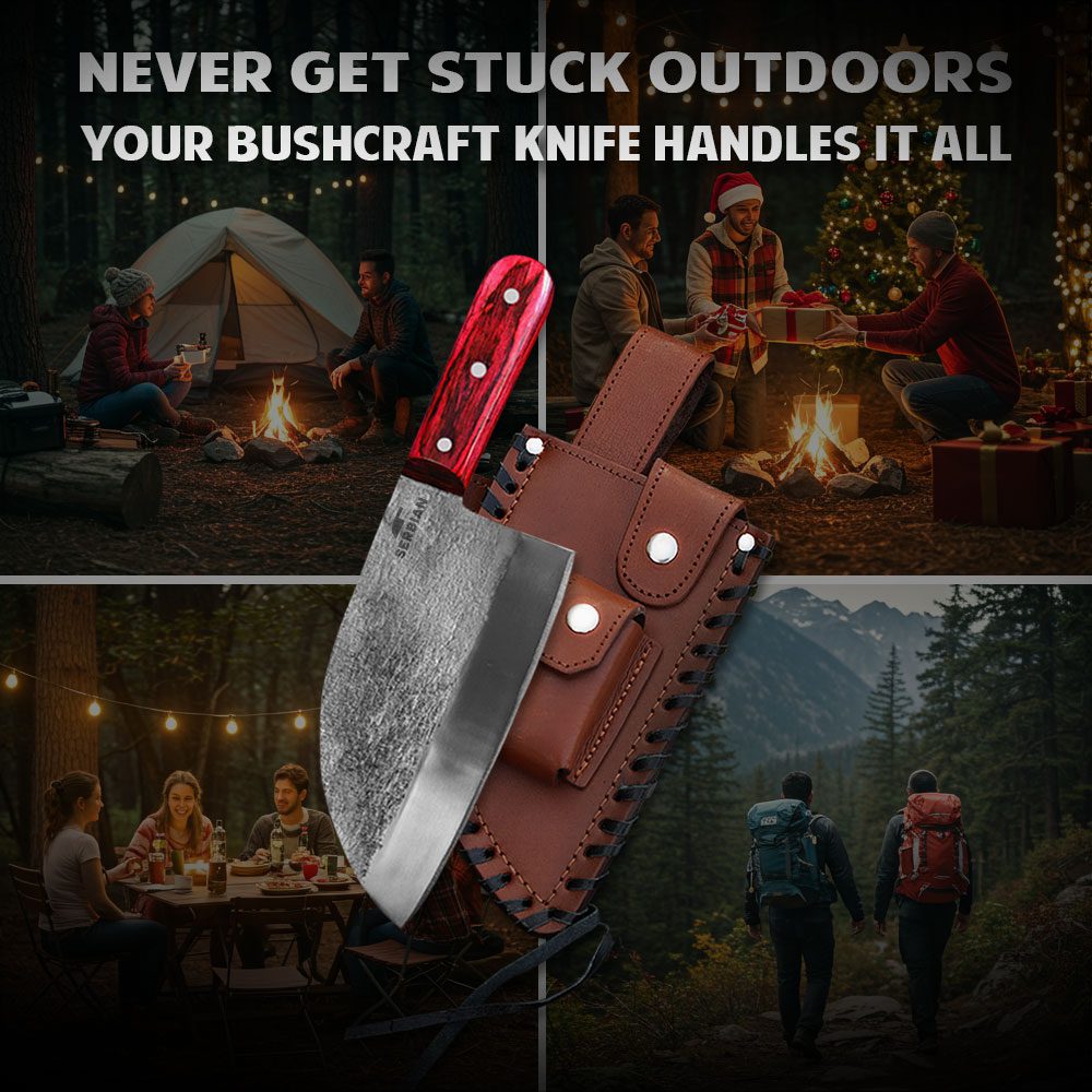 Never Get StuckOutdoors Your Bushcraft Knife Handles It All