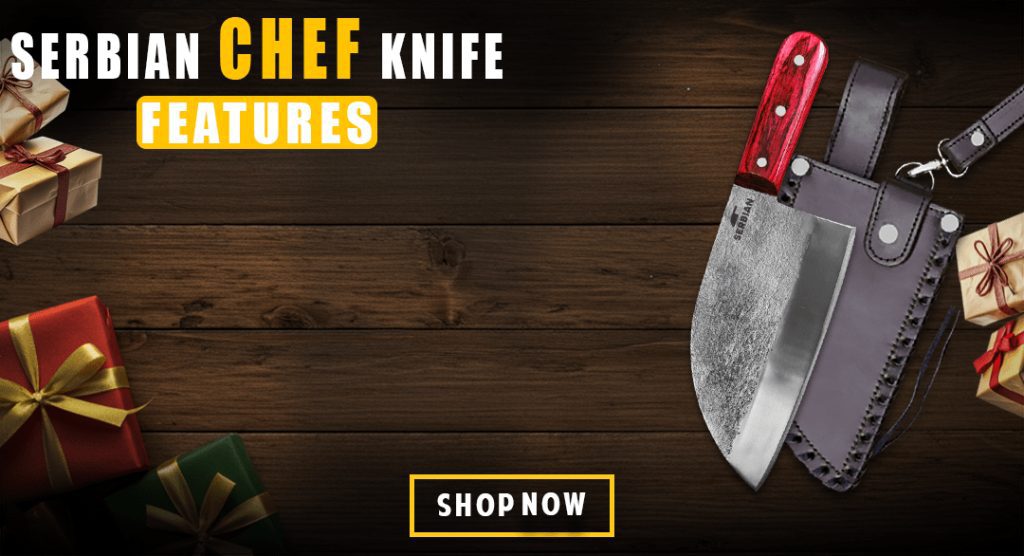 Serbian chef knife features