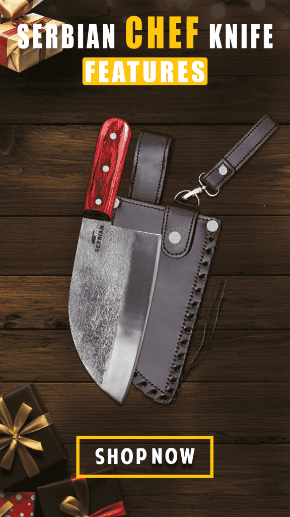 Serbian chef knife features