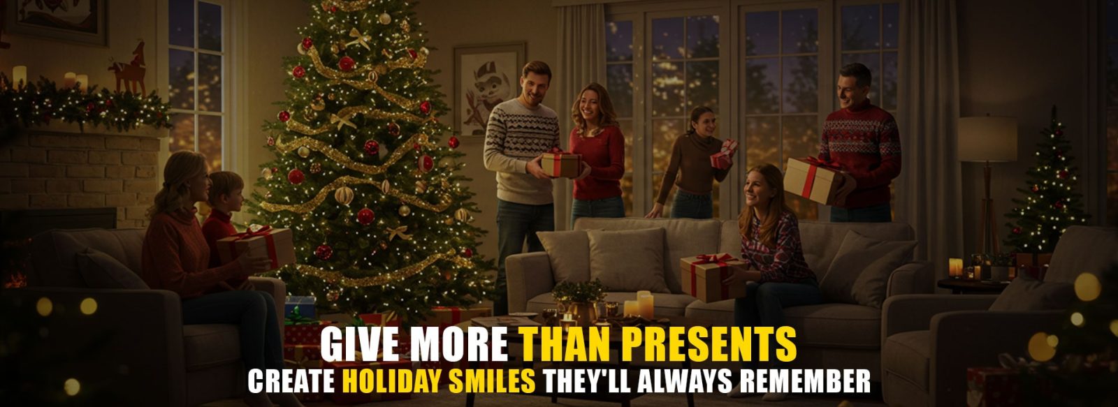 Give More Than Presents: Create Holiday Smiles They'll Always Remember